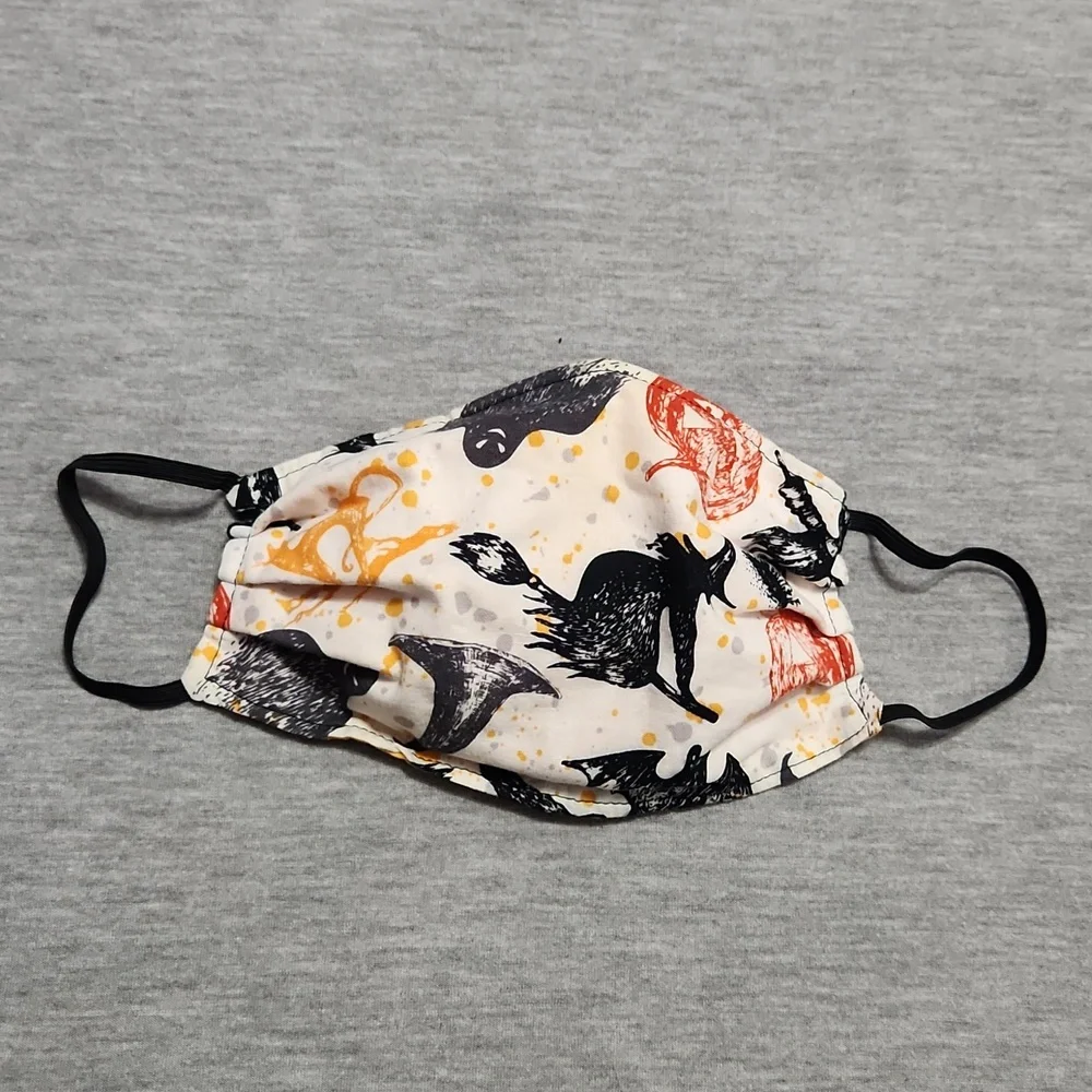 🔴🆓️ FREE* Halloween Theme Handmade Fabric Reversible Face Mask Facial Cover 🔴